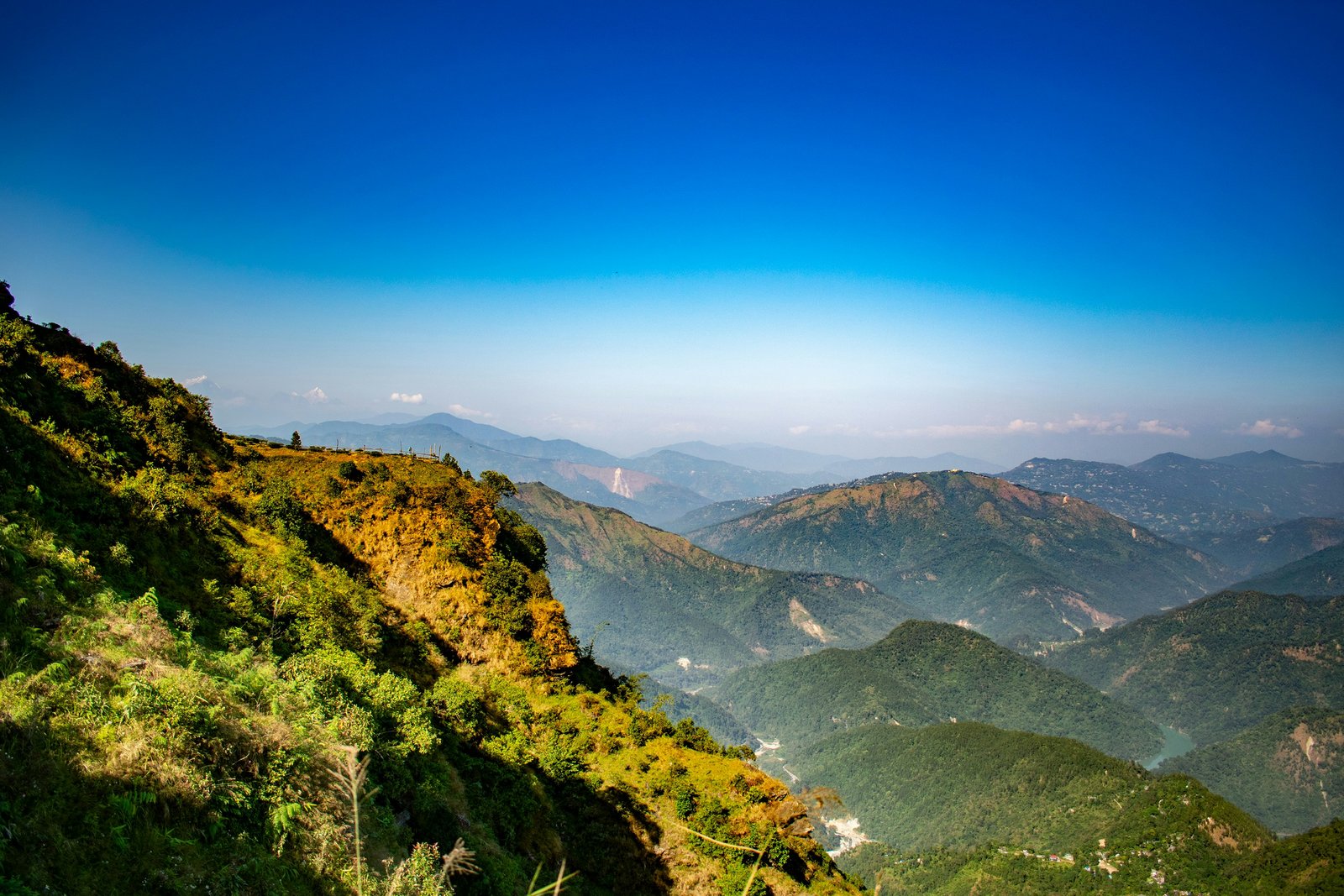 Scenic landscape roads leading to Ahaldara