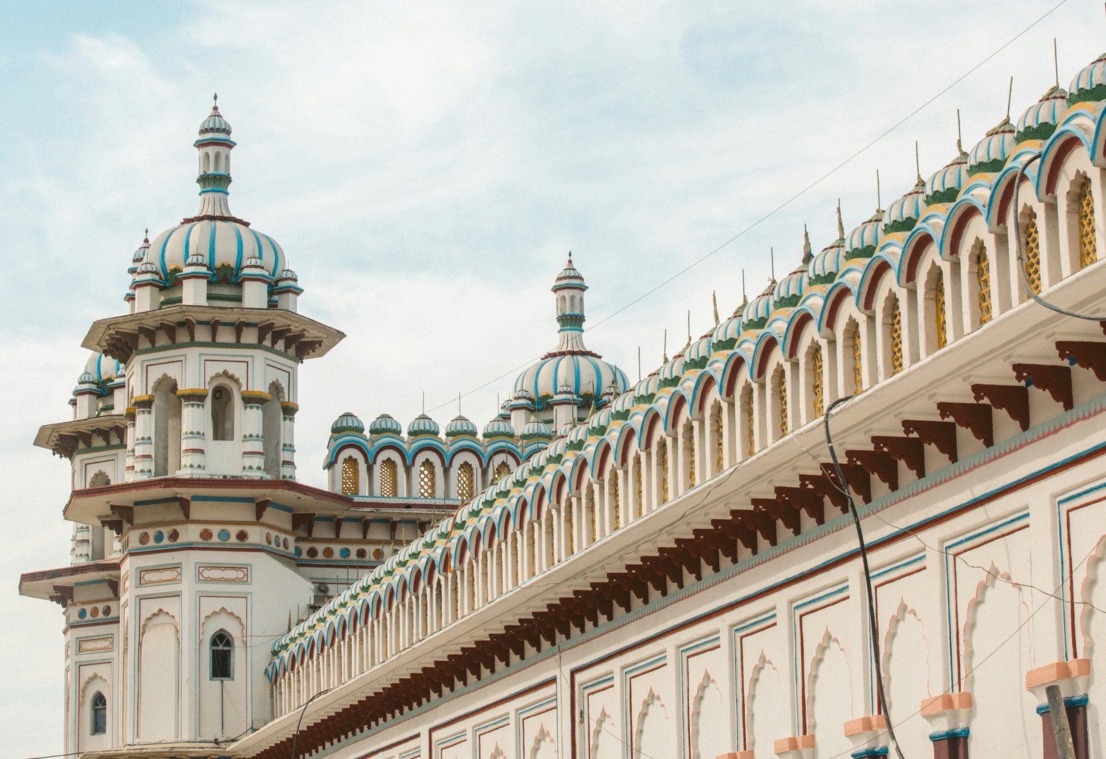 Devotees and cultural celebrations at Janaki Temple