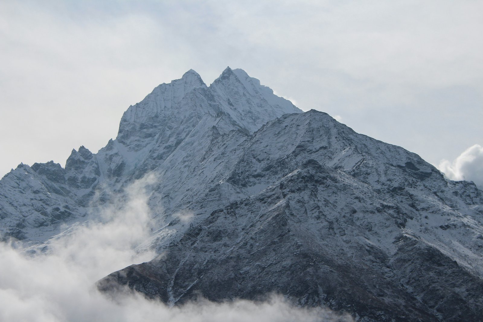 Trekking trail and pine forests in Sagarmatha National Park