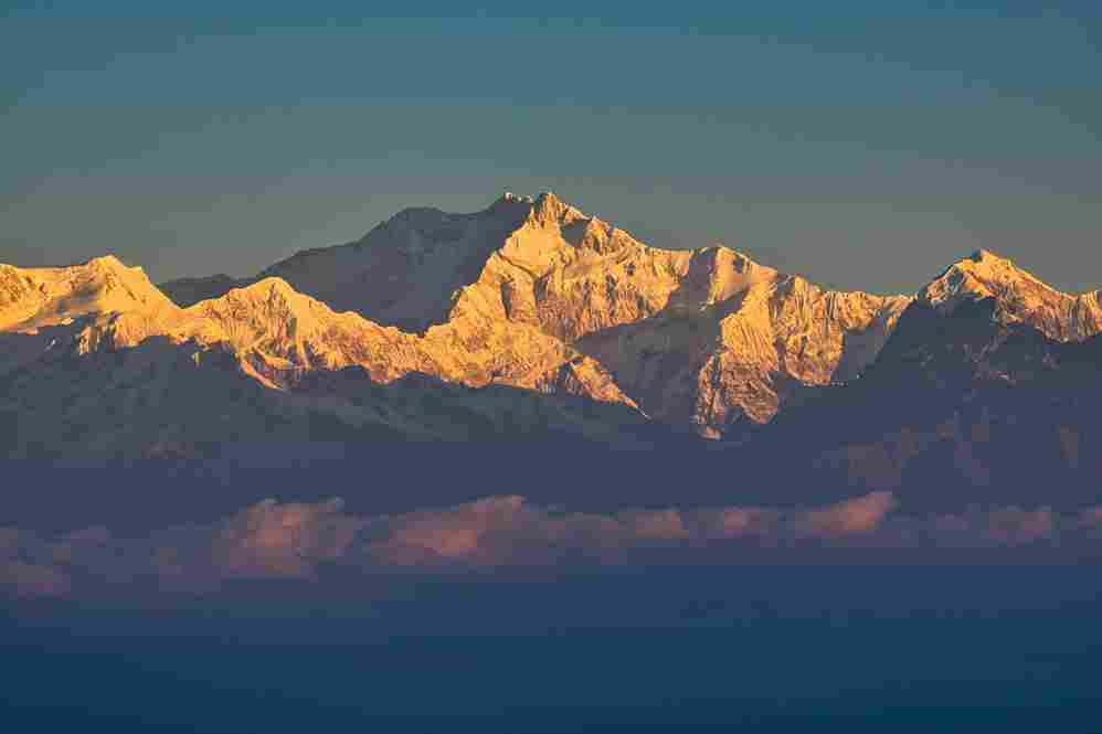Tiger Hill Sunrise View over Kanchenjunga Darjeeling